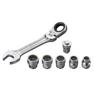 KTC  ソケットセット KTC 京都機械工具(株) ラチェットめがね用ソケットセット(9.5sq
