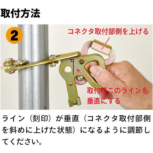 藤井電工 ツヨロン 取元クランプ2 TC-2 単管専用 仮設墜落防止