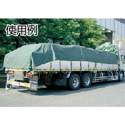 【新着商品】トラスコ中山(TRUSCO) エステルトラックシート 軽トラ用 グリ TRUSCO エステルトラックシート 軽トラ用 幅1900mmX長さ2.1m