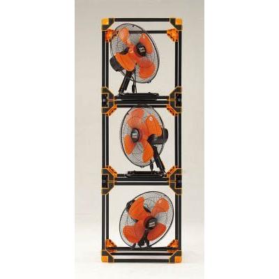 TRUSCO中山 TRUSCO トラスコ 45CM全閉式工場扇“ゼフィール”キューブ