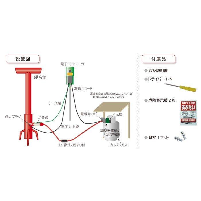 代引き不可　タイガー　爆音機　ジェットバング（バードキラー）TJB-5