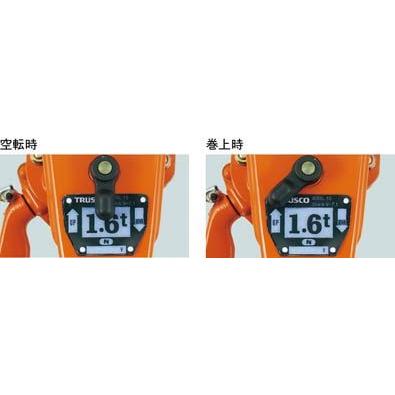 TRUSCO トラスコ レバーホイスト TLH-080 自動空転式 0.80t 揚程1.5m