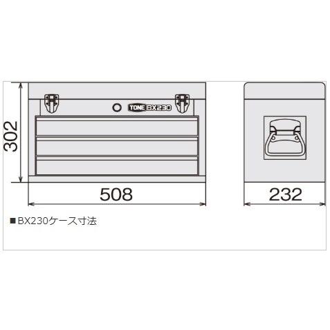 TONE トネ　ツールセット　差込角12.7mm　62点セット（レッド仕様）　TSS450｜handskotera｜04