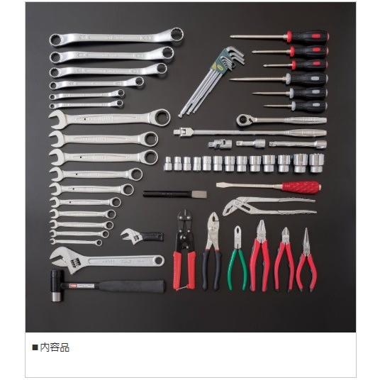 TONE（トネ） ツールセット 差込角12.7mm 62点セット（シルバー仕様