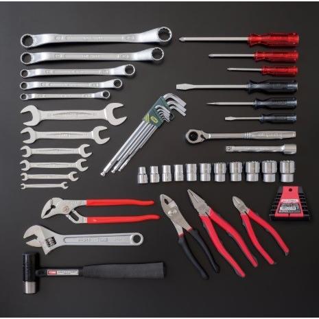 (未使用･未開封品)　トネ(TONE) ツールセット 差込角12.7mm(1/2") TSS460SV 内容46点 シルバー 60wa65s TONE（トネ） ツールセット 差込角12.7mm 46点セット（シルバー仕様