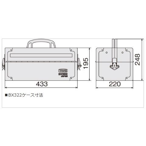 TONE（トネ） ツールセット 差込角12.7mm 46点セット（シルバー仕様