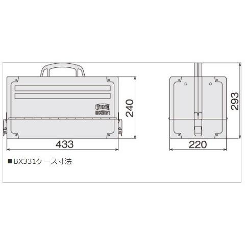 TONE（トネ） ツールセット 差込角12.7mm 72点セット（レッド