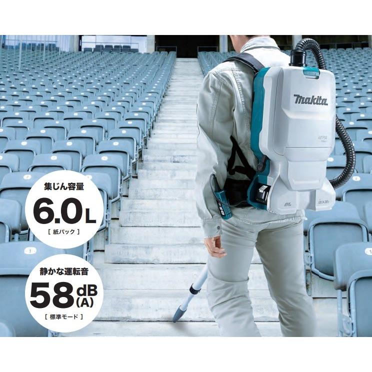 makita マキタ 18+18⇒36V 充電式背負クリーナ 集じん機 6.0L makita マキタ 18+18⇒36V 充電式背負クリーナ 集じん機 6.0L