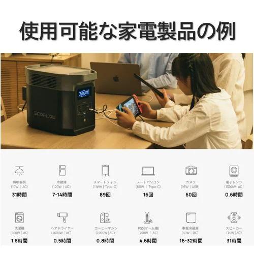 ECOFLOW EcoFlowエコフロー ポータブル電源 DELTA2 ZMR330JP ECOFLOW EcoFlowエコフロー ポータブル電源 DELTA2 ZMR330JP