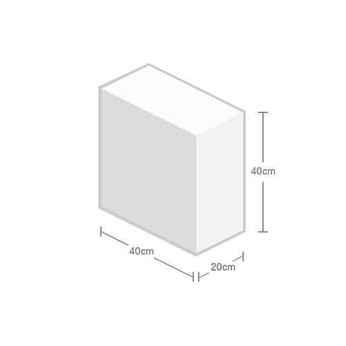 発泡スチロール ブロック 白 ホワイト 200×400×400mm（お取り寄せ2週間