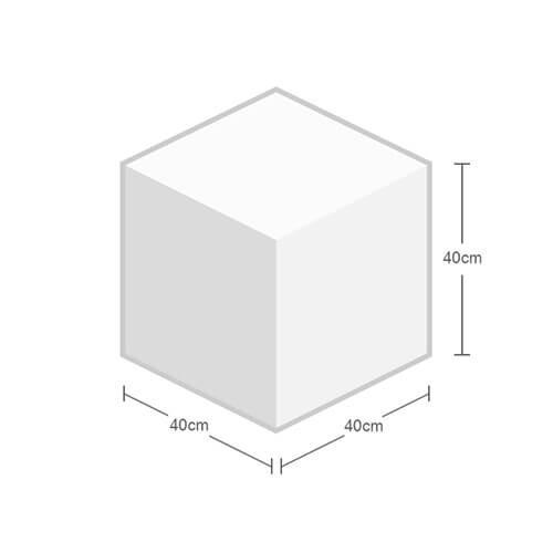 発泡スチロール ブロック 白 ホワイト 400×400×400mm 発泡スチロール ブロック 白 ホワイト 400×400×400mm