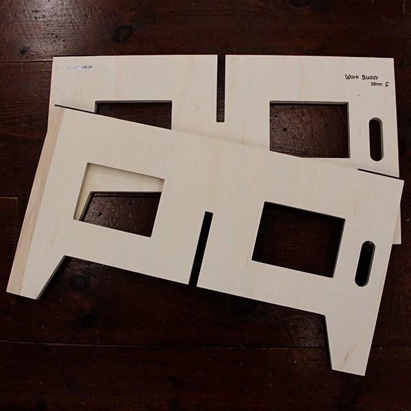 Work Buddy ワークバディー 18mm×430mm×800mm S 作業台脚 脚2枚1セット |  | 02