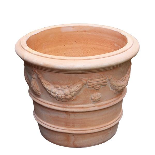 植木鉢 テラコッタ鉢 素焼き鉢 フローレンス鉢 35 高さ:約35cm