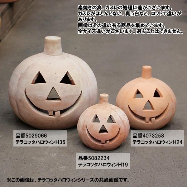 素焼き テラコッタオーナメント ハロウィン（パンプキン） 24 直径24cm