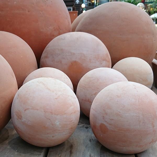 素焼き テラコッタオーナメント ガーデンボール 15 約15cm