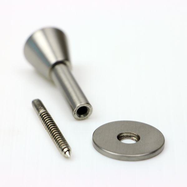 金属製壁用フック ビス止め式 1672/ZN21 奥行：約44mm （5901014