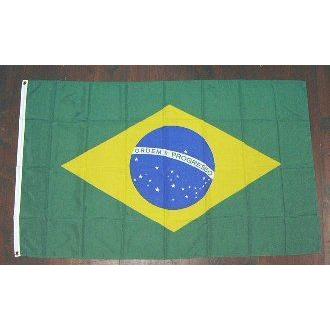 国旗 ブラジル 中サイズ 60cm×90cm （6662528） 送料別 ※同じ商品
