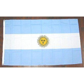 国旗 アルゼンチン 中サイズ 60cm×90cm （6662641） 送料別 ※同じ