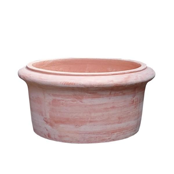 植木鉢 テラコッタ鉢 素焼き鉢 ハーフカメリアポット T162-55 55×H27