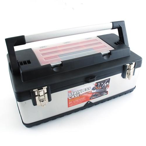 1/14 ラジコントラック用ステンレス工具箱　現状中古品 SK11 ステンレス工具箱 SSC-580W （7251246） 送料区分A 代引不可