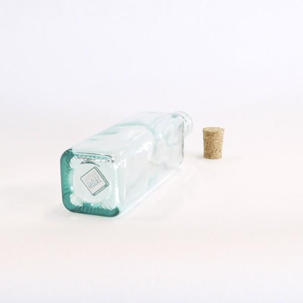 ガラス瓶 ガラスボトル / エコガラスボトル コルク栓 400cc PLAYFULL