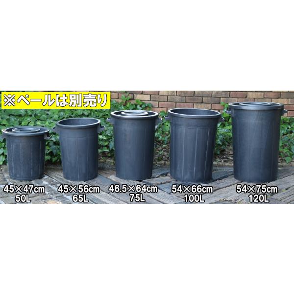 ゴミ箱 大容量ペール用蓋（03033・03043用）100/120L 直径：54.5cm