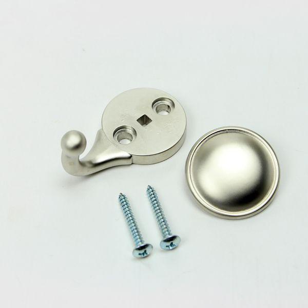 金属製壁用フック ビス止め式 1322ZN4 奥行：約32mm （8393249） 送料