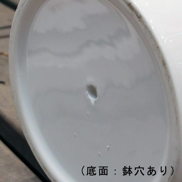 陶器鉢 植木鉢 ホワイトポット丸深型 Sサイズ 直径9cm×高さ9cm 丸型