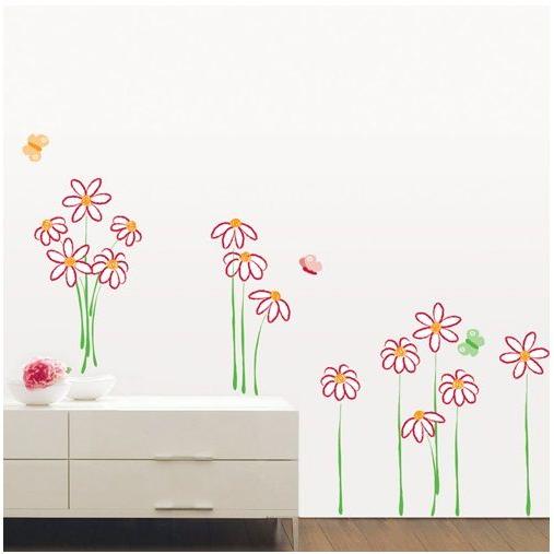 ウォールステッカー Kr 0023 フリーハンドの花畑 送料別 通常配送 ハンズマン 通販 Yahoo ショッピング