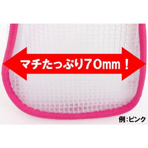 マチ付きメッシュケース　A4サイズ （約）35cm×24.5cm×7cm　選べる５カラー　書類入れ　（1839110）　 送料別 通常配送｜handsman｜02