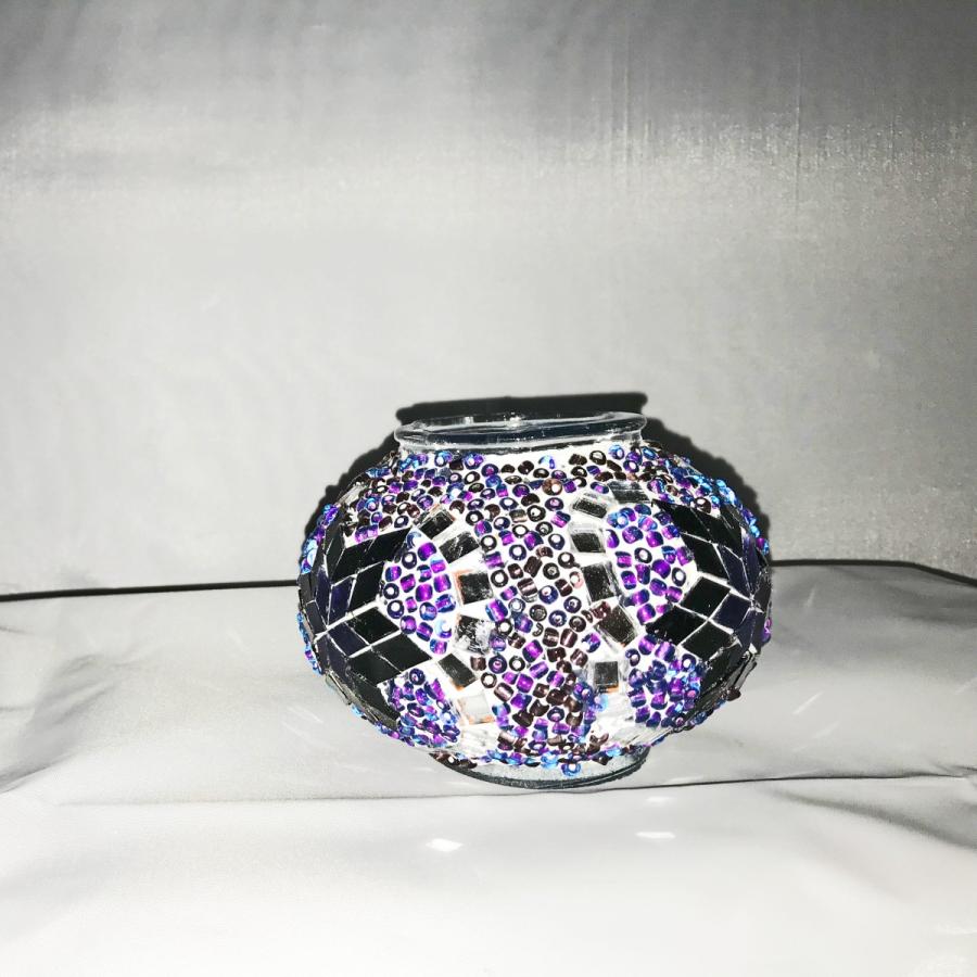 テーブルランプ トルコ製 Sサイズ 《ガラス玉：W11cm H8cm》 トルコ 