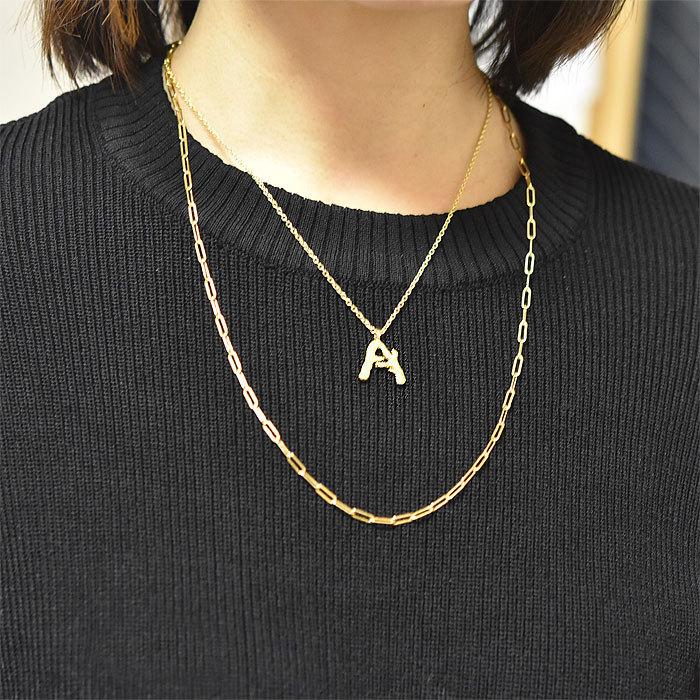 ★ chibi jewels チビジュエルズ 5デザイン 珊瑚 サンゴ モチーフ イニシャル ゴールド ネックレス Coral Initial Necklace Gold