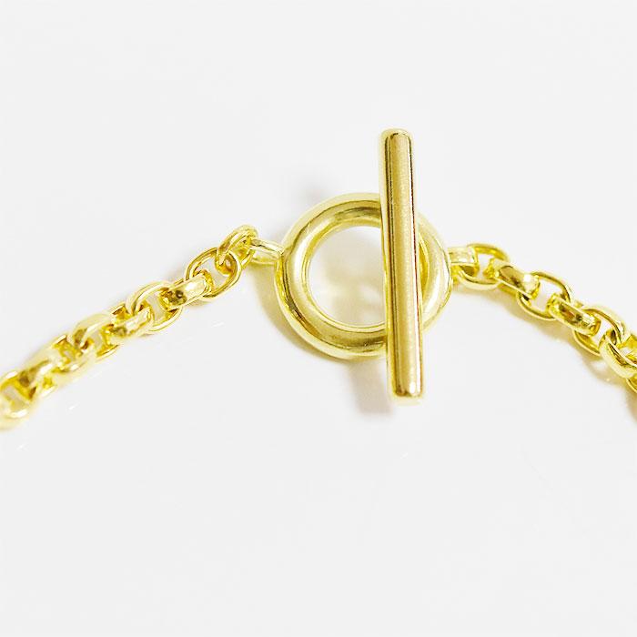 ≪chibi jewels≫ チビジュエルズ サンセット デザイン コインネックレス ボリューム マンテル ネックレス ゴールド 14金仕上げ Sunset Necklace (Gold)の画像