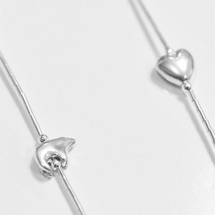 ≪HARPO≫ アルポ パルポ ハート 動物 アニマル モチーフ 鳥 バード クマ シルバー ネックレス ズニ ナバホ SV925 Fetish Necklace (Silver)の画像