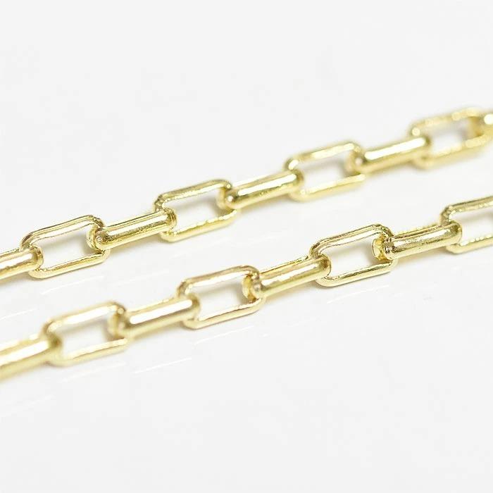 MC STUDIO エムシースタジオ 長方形 スクエア チェーン ゴールド ブレスレット Wide Square Chain Bracelet Gold_1