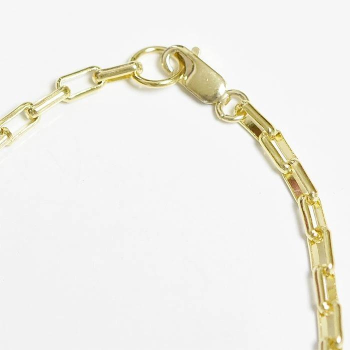 MC STUDIO エムシースタジオ 長方形 スクエア チェーン ゴールド ブレスレット Wide Square Chain Bracelet Gold_2