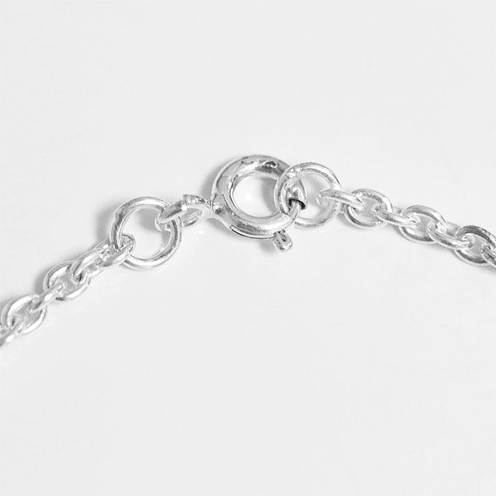 ≪STASH JEWELLERY≫ スタッシュジュエリー 手彫り キーロック シルバー ネックレス ラッキーモチーフ SV925 Sid Padlock Necklace (Silver)の画像