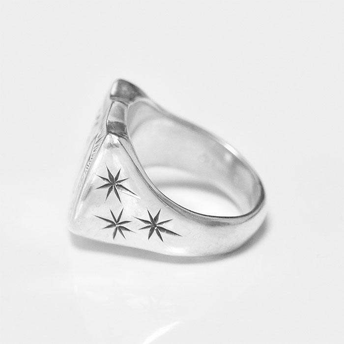 ≪STASH JEWELLERY≫ スタッシュジュエリー イニシャル 刻印 シルバー リング SV925 Initial RING (Silver)の画像