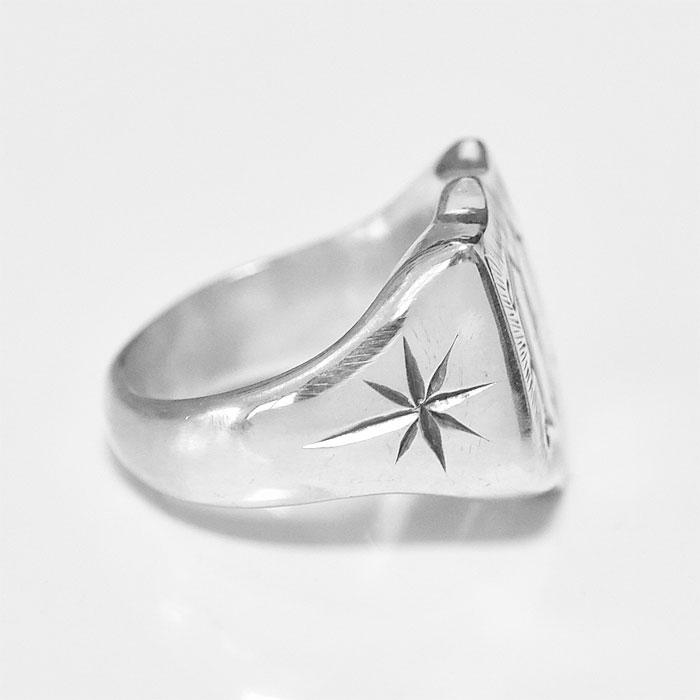 ≪STASH JEWELLERY≫ スタッシュジュエリー イニシャル 刻印 シルバー リング SV925 Initial RING (Silver)の画像