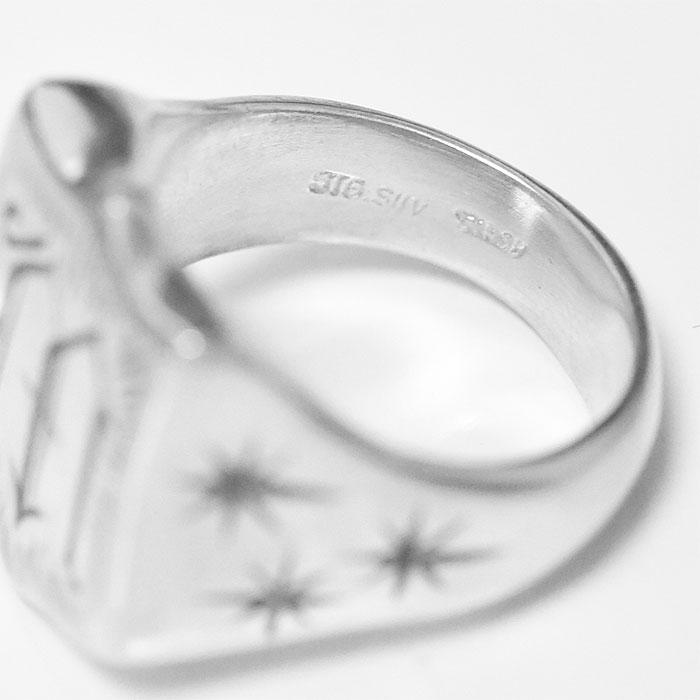 ≪STASH JEWELLERY≫ スタッシュジュエリー イニシャル 刻印 シルバー リング SV925 Initial RING (Silver)の画像