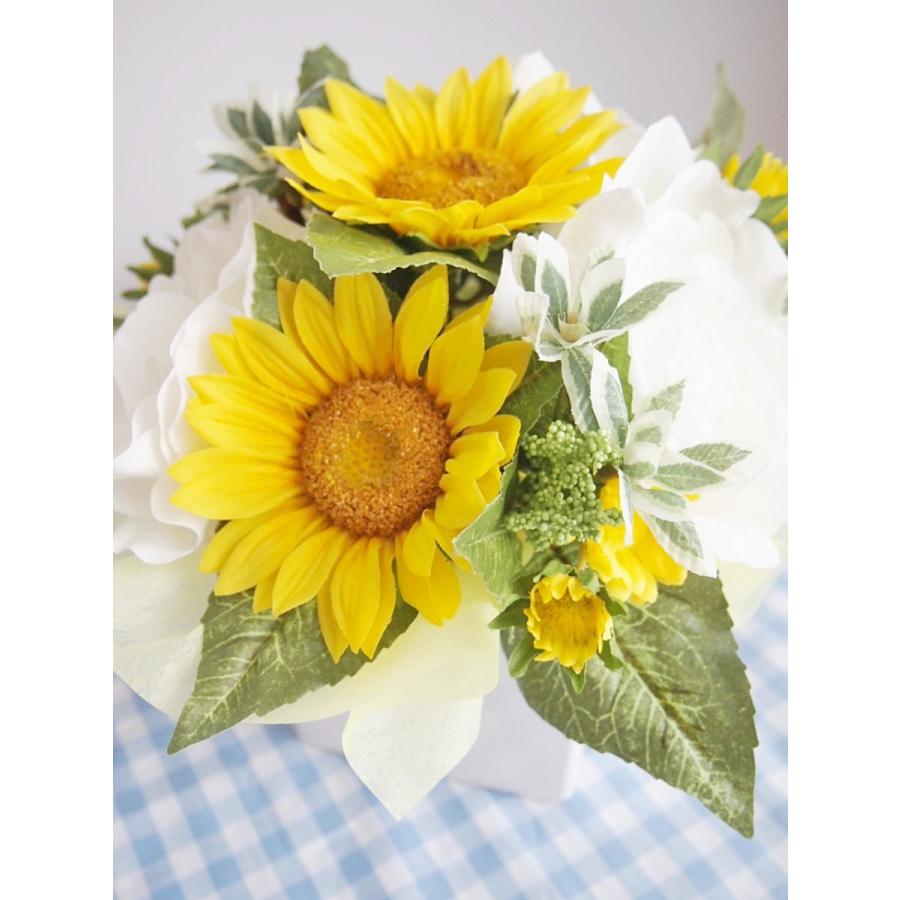 ひまわり フラワーアレンジ 贈り物 お中元 夏ギフト フラワーアレンジメント イエロー サンシャイン 御中元 暑中お見舞い 夏ギフト フラワーギフト あすつく Ba15 Fays ハンサムギフト 通販 Yahoo ショッピング