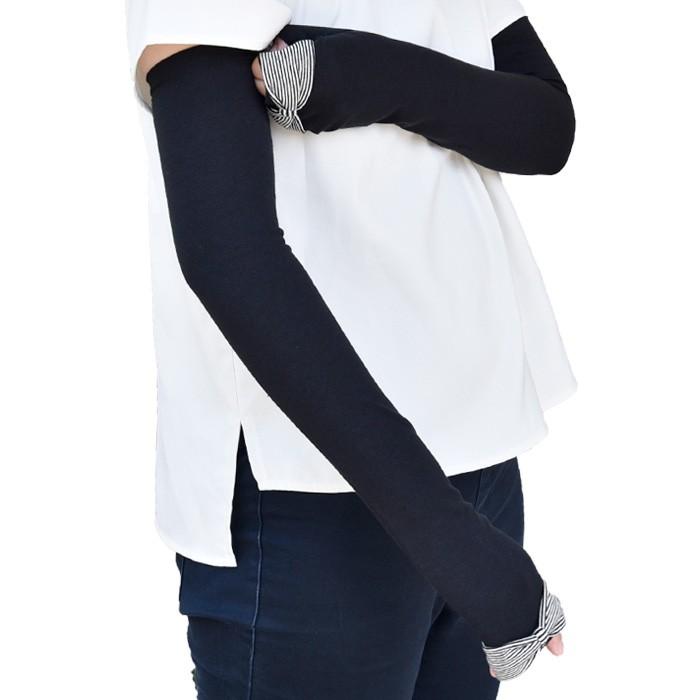 手袋 UV手袋 ロング 指なし 大豆繊維 冷感 レディース 先リボン すべり止め付き /メール便送料無料 アームカバー UVカット UVケア 母の日 |  | 05