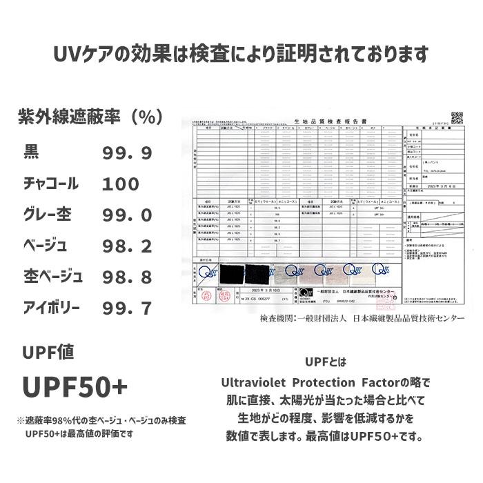 手袋 UV手袋 ロング 五指 大豆繊維 冷感 レディース 無地 平メッシュ すべり止め付き /メール便送料無料 アームカバー UVカット UVケア 母の日 |  | 15