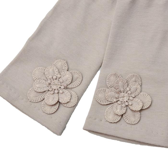 手袋 UV手袋 ショート 五指 大豆繊維 冷感 レディース 無地 花コサージュ すべり止め付き /メール便送料無料 UVカット UVケア おしゃれ 母の日 |  | 05