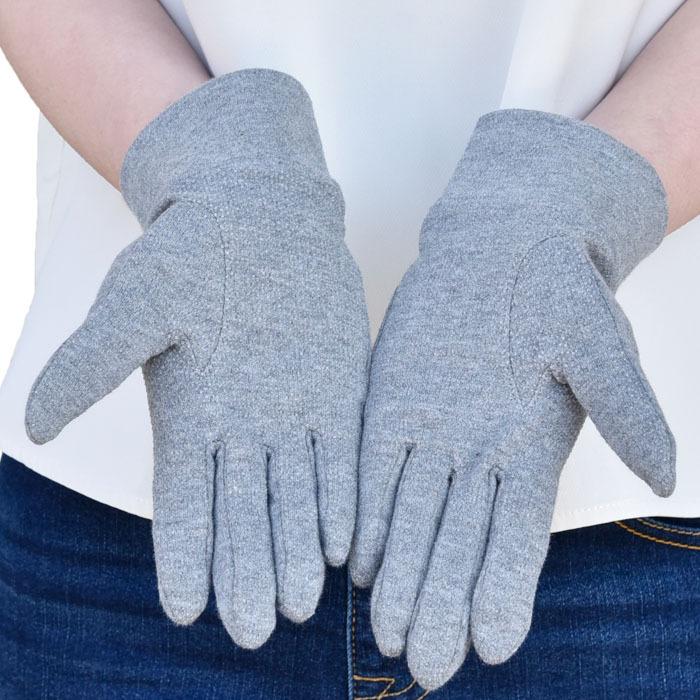 手袋 UV スポーツ アウトドア ショート スウェット レディース 春夏用 五指・指切り 無地 全面すべり止め付き /メール便送料無料 散歩 |  | 11