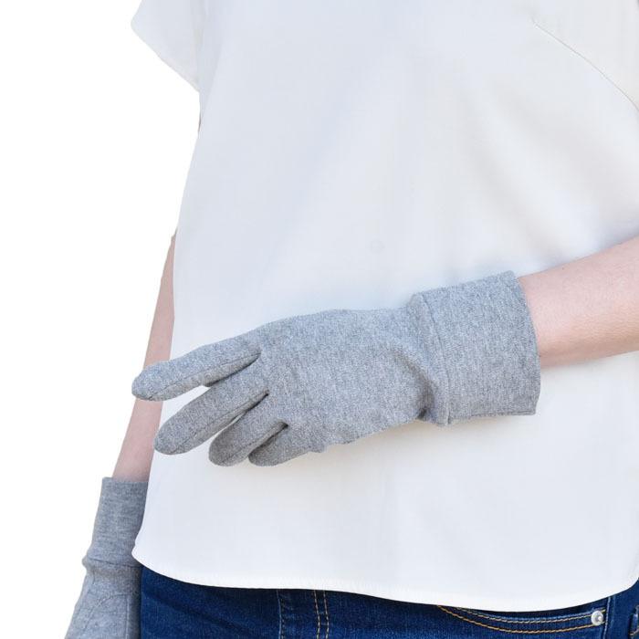 手袋 UV スポーツ アウトドア ショート スウェット レディース 春夏用 五指・指切り 無地 全面すべり止め付き /メール便送料無料 散歩 |  | 04