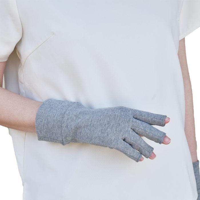 手袋 UV スポーツ アウトドア ショート スウェット レディース 春夏用 五指・指切り 無地 全面すべり止め付き /メール便送料無料 散歩 |  | 07