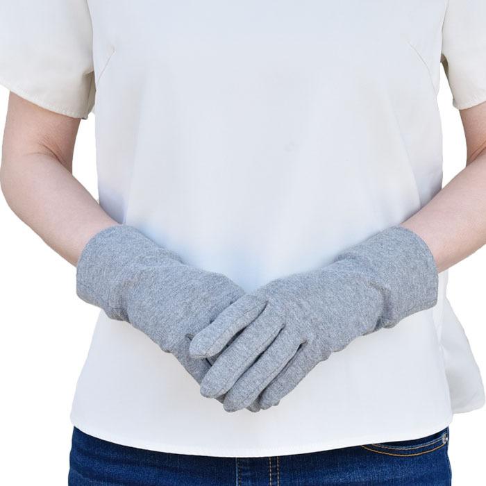 手袋 UV スポーツ アウトドア ショート スウェット レディース 春夏用 五指・指切り 無地 全面すべり止め付き /メール便送料無料 散歩 |  | 09