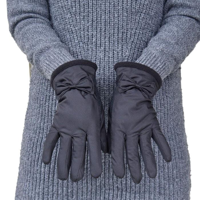 手袋 レディース 防寒 防風手袋 大リボン 裏ボア すべり止め /発熱 保湿 自転車 暖かい 柔らかい 通勤 通学 |  | 02