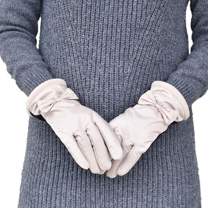 手袋 レディース 防寒 防風手袋 大リボン 裏ボア すべり止め /発熱 保湿 自転車 暖かい 柔らかい 通勤 通学 |  | 03